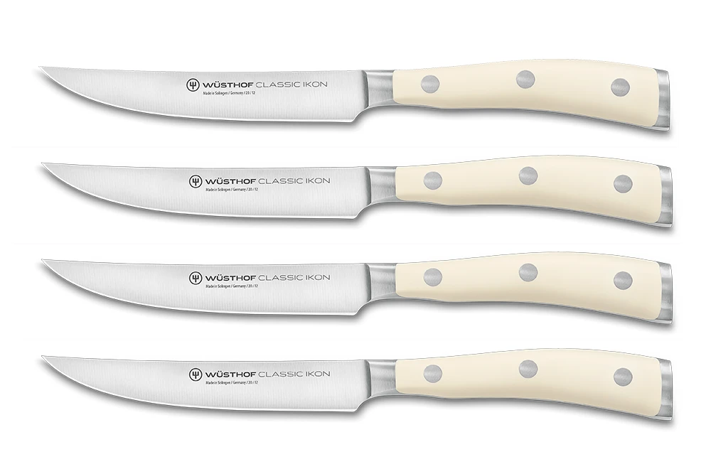 Wusthof Classic Ikon Cream 4pc Steak Knife Set (WT1120460401) 2 Wusthof Classic Ikon Cream 4pc Steak Knife Set (WT1120460401)
