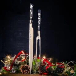 I.O.Shen 230mm Carving Knife And Carving Fork Set -SharpCraft Store 2024 4