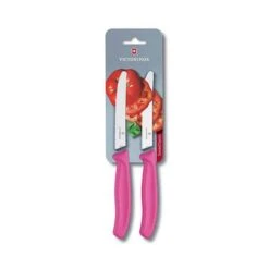Victorinox Swiss Classic 2 X 11cm Tomato/Utility Knife Set Pink (67836L115B)