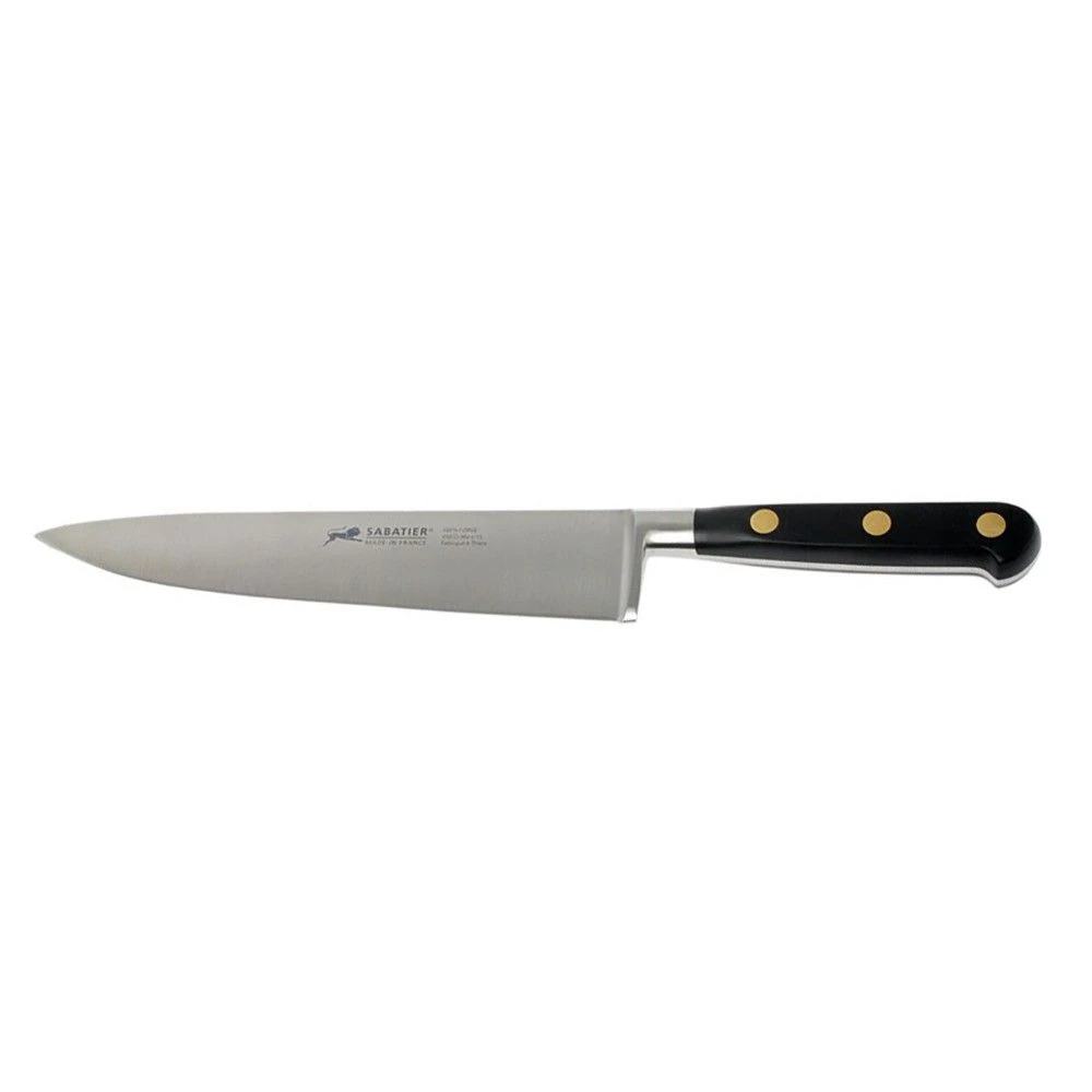 Sabatier® Ideal Brass Rivets 20cm Cooks Knife 3 Sabatier® Ideal Brass Rivets 20cm Cooks Knife