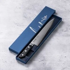 Minamoto Kotetsu 24cm Chef Knife By Yasuda Hamono (M103) -SharpCraft Store chef 240mm 3