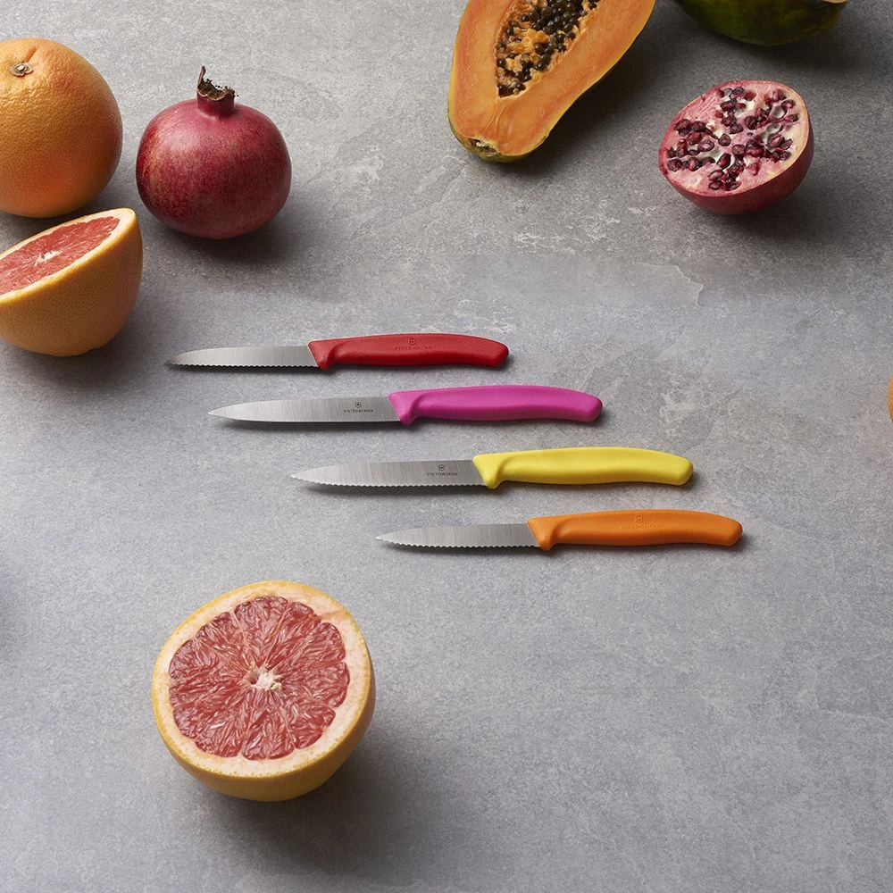 Victorinox Swiss Classic 2 X 11cm Tomato/Utility Knife Set Black (67833B) 6 Victorinox Swiss Classic 2 X 11cm Tomato/Utility Knife Set Black (67833B) - Image 4