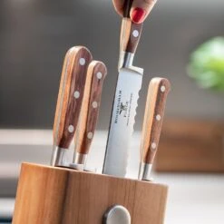 Rockingham Forge Pro Wood Series 20cm Bread Knife (8008BR) -SharpCraft Store frf 8008 block lifestyle 03 compressed 3