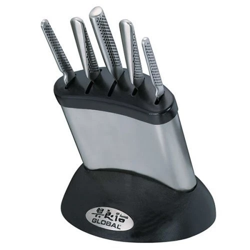 Global 6 Piece Knife Block Set (G-636/6B) 4 Global 6 Piece Knife Block Set (G-636/6B) - Image 2