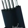 Global Michel Roux Jr GR52/BW7 - 7 Piece Black Knife Block Set (GR52/BW7) 2 Global Michel Roux Jr GR52/BW7 - 7 Piece Black Knife Block Set (GR52/BW7) -SharpCraft Store gr 52 br7 7pce global michel roux jr knife block set black
