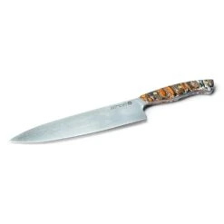 Savernake DNA DC21 21cm Chef's Knife - Anthracite, Arctic & Orange With Marble Handle -SharpCraft Store house marble dc21 iso blade