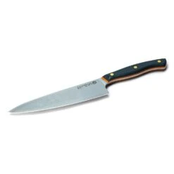Savernake DNA CL18 18cm Chef's Knife - Anthracite & Orange With Traditional Handle -SharpCraft Store house trad cl18 iso blade