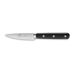 Lion Sabatier® Egide 3 Piece Knife Set - 10cm Paring, 13cm Utility & 20cm Cooks Knife (Black Handle With Stainless Steel Rivets)