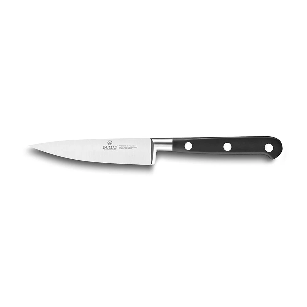 Lion Sabatier® Ideal 10cm Paring Knife (Black Handle With Stainless Steel Rivets) 3 Lion Sabatier® Ideal 10cm Paring Knife (Black Handle With Stainless Steel Rivets)