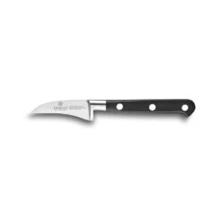Lion Sabatier® Ideal 6cm Bird's Peak Paring Knife (Black Handle With Stainless Steel Rivets)