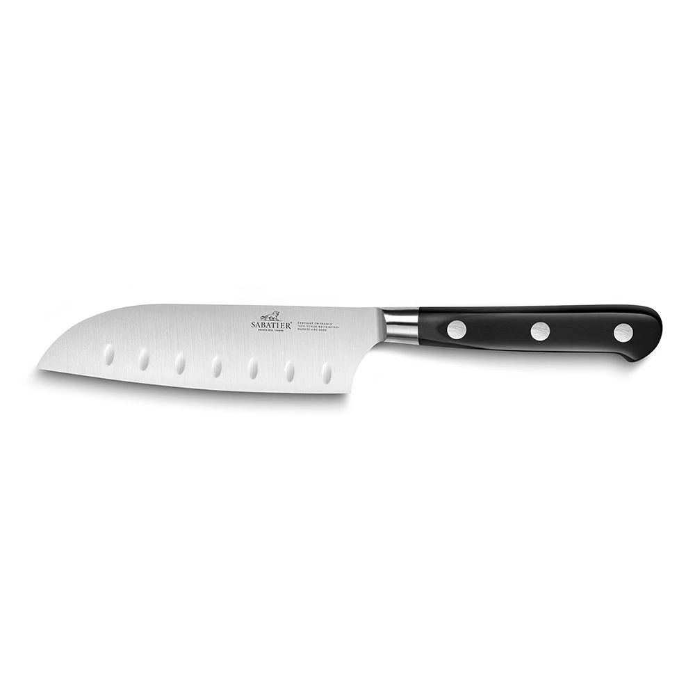 Lion Sabatier® Ideal 13cm Boning Knife (Black Handle With Stainless Steel Rivets) 3 Lion Sabatier® Ideal 13cm Boning Knife (Black Handle With Stainless Steel Rivets)