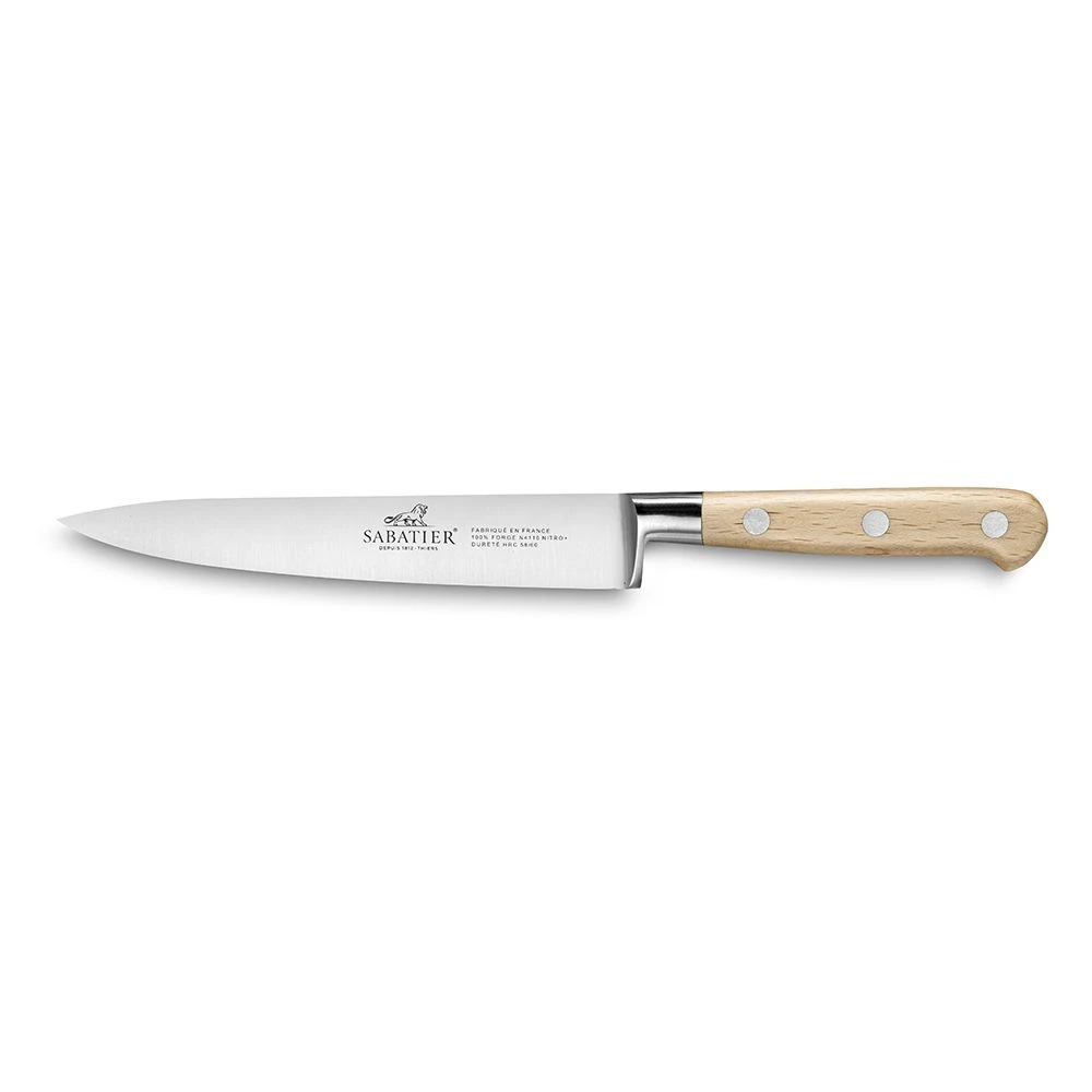 Lion Sabatier® Ideal Broceliande 15cm Cook's Knife (Ashwood Handle With Stainless Steel Rivets) 3 Lion Sabatier® Ideal Broceliande 15cm Cook's Knife (Ashwood Handle With Stainless Steel Rivets)