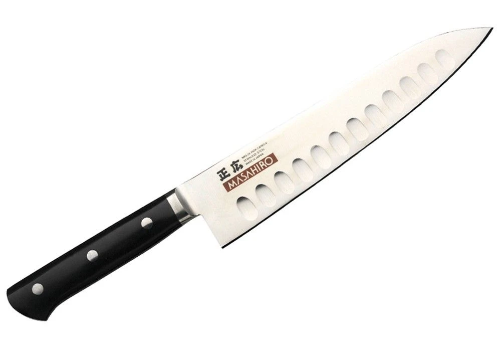 Masahiro 27cm Fluted Chefs Knife 3 Masahiro 27cm Fluted Chefs Knife