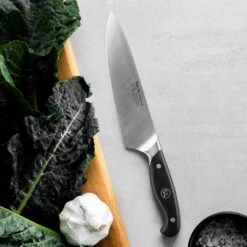 Robert Welch Professional V Cooks/ Chefs Knife 18cm -SharpCraft Store rwpsa2034v professional v cooks chefs knife 18cm ps28 1