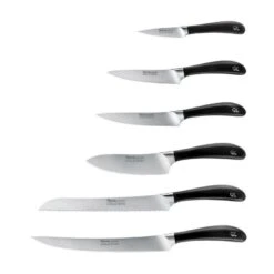 Robert Welch Signature 8 Piece Knife Set With Built In Sharpener -SharpCraft Store sigbk2097v set