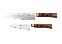 Tamahagane San Tsubame Wood 2 Piece Boxed Knife Set (SN-110609)