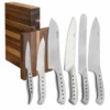 Tojiro 6 Piece Magnetic Block Set (Chef's, Paring, Santoku, Carving, Bread & Utility Knife) -SharpCraft Store tojiro23 july
